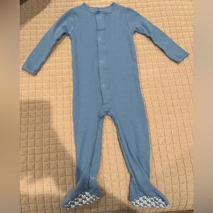Magnetic Me Blue Footie Onesie